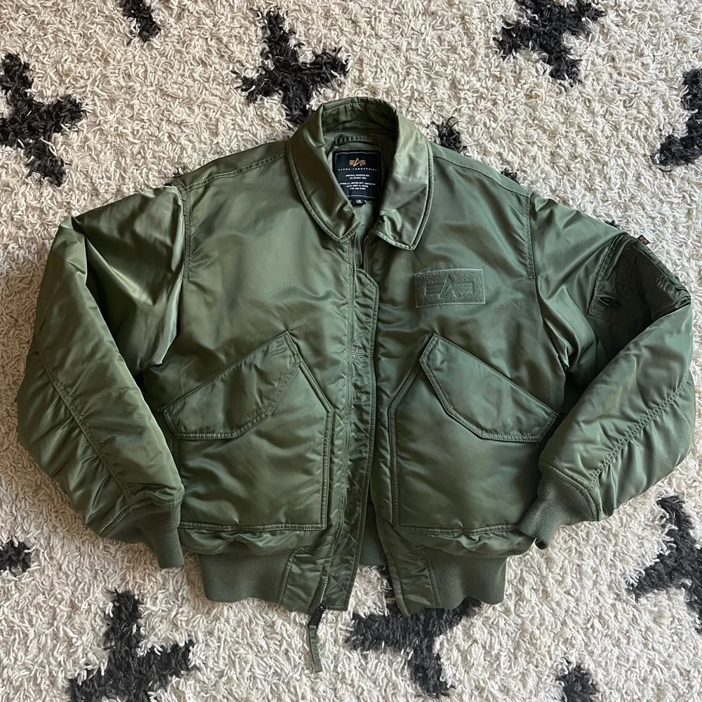 Alpha Industries CWU-45/P Flight Jacket – Sage Green - Picture 1 of 12